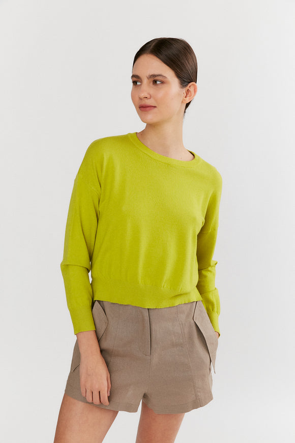 Lime Polly Sweater