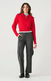 Cherry Half Zip Knit