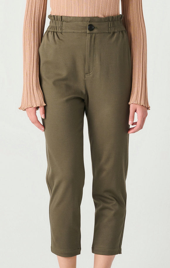 Khaki Paperbag Trouser