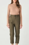 Khaki Paperbag Trouser