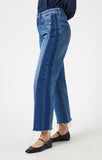 Mixed Blue Savannah Straight Leg Denim