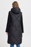 Black Long Puffer Vest