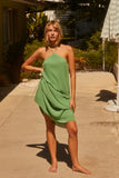 Green Halter Dress