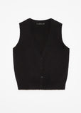 Black Knit Vest