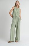 Sage Linen Pant