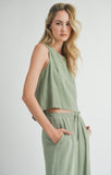 Sage Linen Tank