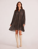 Lydia Tiered Shirt Dress