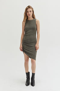 Olive Fitted Dress