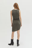 Olive Fitted Dress