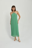 Green Halter Dress