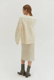 Cream Cable Knit Sweater