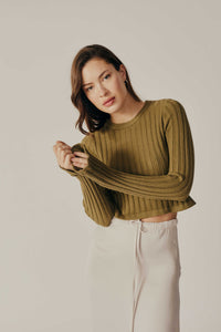 Khaki Leia Sweater