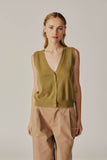 Khaki Knit Vest