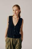 Black Knit Vest