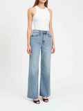 Far Out High Rise Wide Leg Denim