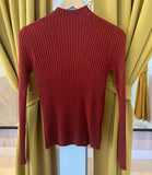 Red Ribbed Shirt