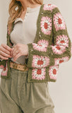 Whoopsie Daisy Crochet Cardigan