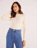 Hazel Textured Knit Top