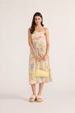 Patchwork Midi Dress