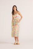 Patchwork Midi Dress