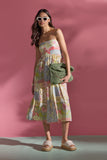 Patchwork Midi Dress