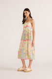 Patchwork Midi Dress