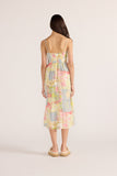Patchwork Midi Dress
