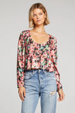 Blurred Floral Blouse