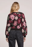 Blush and Wine Floral Knit