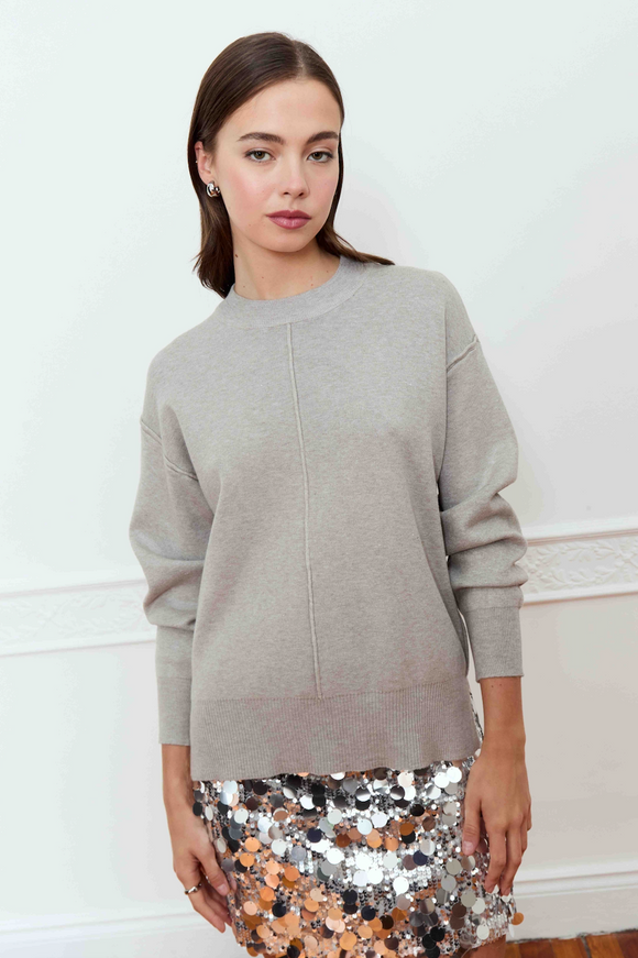 Heather Grey Knit