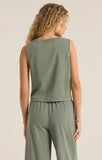 Palm Green Sloane V-neck Tank