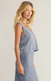 Sloane Denim V-Neck Tank