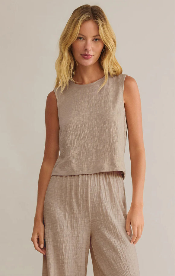 Sloane Textured Slub Tank