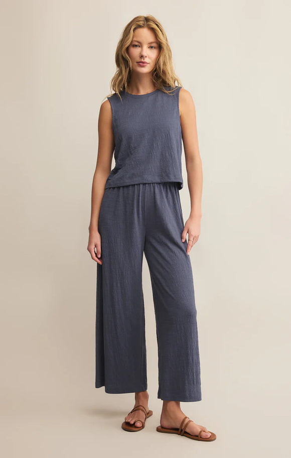 Worn Blue Scout Textured Slub Pant