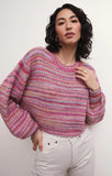 Prism Metallic Stripe Sweater