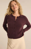 Berry Wine Classic Cardigan