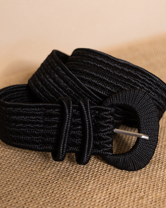 Black Fabric Belt