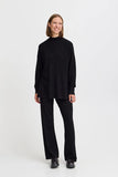 Black Mockneck Knit