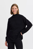 Black Mockneck Knit