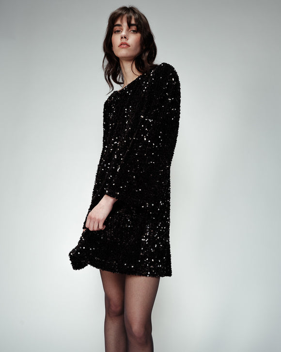 Midnight Glitter Dress