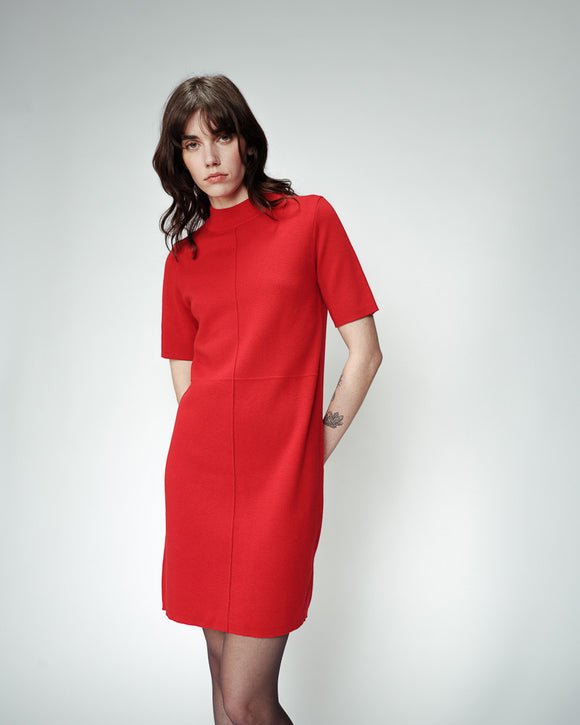 Rouge Knit Dress