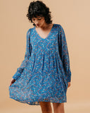 Blue Marlise Dress