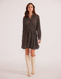 Lydia Tiered Shirt Dress