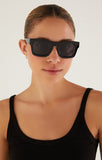 Black Lay Low Sunglasses